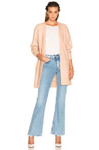 Acne Studios Raya Short Sweater In Neutrals