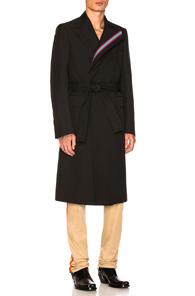 Calvin Klein 205w39nyc Trench Coat In Black