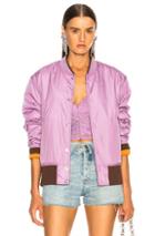 Acne Studios Mills Face Jacket In Purple