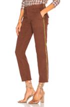 Nili Lotan Jenna Pant With Tape In Brown