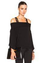 Kaufmanfranco Meshed Superfine Merino Sweater In Black