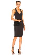 James Perse V Neck Tube Dress In Gray