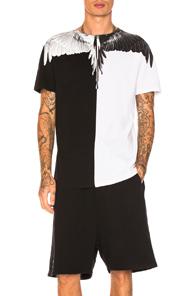 Marcelo Burlon Aish Tee In Black,white