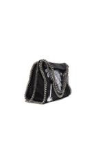 Stella Mccartney Palm Tree Embroidery Falabella Mini Bella In Black