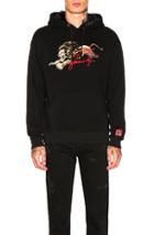 Givenchy Faux Fur Lion Hoodie In Black