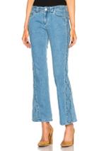 See By Chloe Wide Leg Crop In Blue