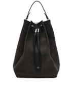 Maison Margiela Bucket Backpack In Gray