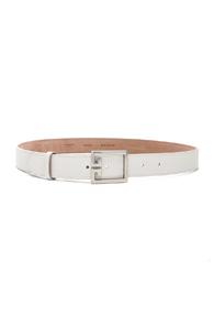 Givenchy Logo Belt In White
