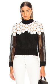 Sea Penelope Lace Top In Black,white