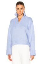 Protagonist Chunky Knit Sweater In Blue