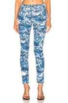Off-white Tapestry 5 Pocket Pants In Animal,blue,tropical
