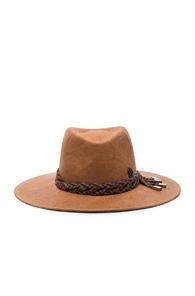 Maison Michel Pierre Hat In Neutrals