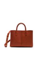 Mansur Gavriel Mini Folded Bag In Brown