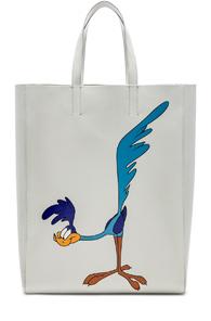 Calvin Klein 205w39nyc Soft Road Runner Tote In Blue,white