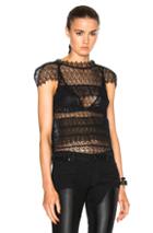 Marissa Webb Austin Lace Top In Black