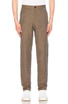 A.p.c. Vladimir Trousers In Checkered & Plaid,neutrals
