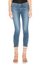 Paige Denim Jane Zip Crop In Blue