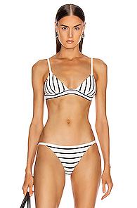 Solid & Striped Morgan Bikini Top In White