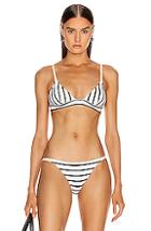 Solid & Striped Morgan Bikini Top In White
