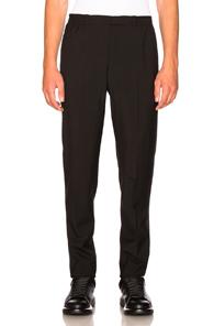 Alexander Mcqueen Satin Sideband Pants In Black