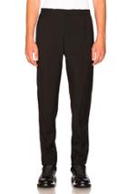 Alexander Mcqueen Satin Sideband Pants In Black