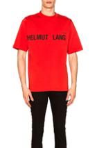 Helmut Lang X Shayne Oliver Campaign Pr T-shirt In Red