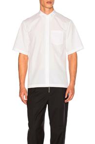 3.1 Phillip Lim Short Sleeve Box Cut Shirt In White