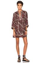 Isabel Marant Thurman Dress In Red,abstract