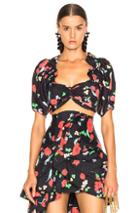 Alice Mccall Perfect Little Top In Black,floral