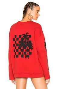 Adaptation Palm Sweatshirt In Red