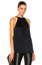 Protagonist Fine Pleated Top In Black