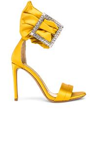 Alexandre Vauthier Yasmin Sandal In Yellow