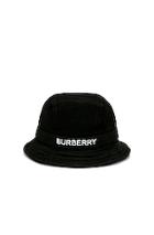 Burberry Jersey Bucket Hat In Black
