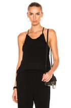 Raquel Allegra Racer Cami In Black