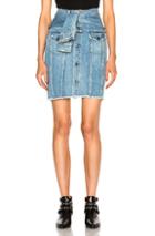 Frankie Denim Jacket Skirt In Blue