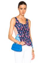 Tanya Taylor Milla Top In Blue,floral