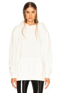 Acne Studios Logo Hoodie In White