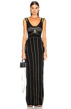Mugler Detail Dress In Black