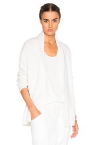 Baja East Cashmere Cardigan Sweater In White