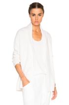 Baja East Cashmere Cardigan Sweater In White