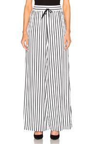 Mcq Alexander Mcqueen Japan Pants In White,stripes