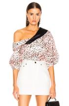 Hellessy Flora Top In Abstract,black,pink