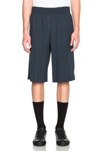 Opening Ceremony Wrinkle Shirting Boxing Shorts In Blue