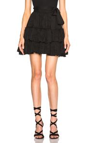 L'agence Victoria Skirt In Black
