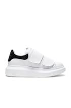 Alexander Mcqueen Velcro Platform Sneakers In White