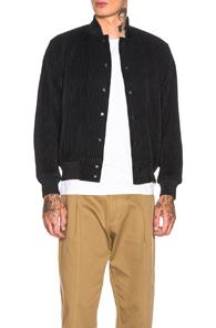 Issey Miyake Homme Plisse Bomber Jacket In Black