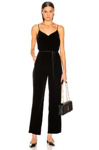 Rag & Bone Jamie Velvet Jumpsuit In Black
