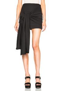 Stella Mccartney Tuxedo Cloth Peggy Skirt In Black