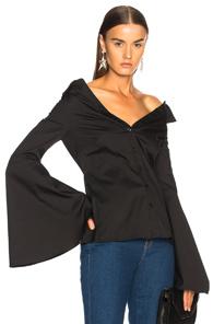 Caroline Constas Persephone Top In Black