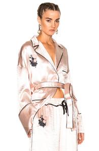 Off-white For Fwrd Pajama Shirt In Pink